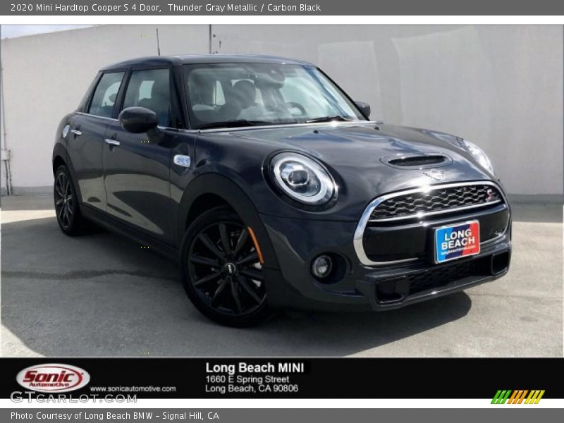 Thunder Gray Metallic / Carbon Black 2020 Mini Hardtop Cooper S 4 Door