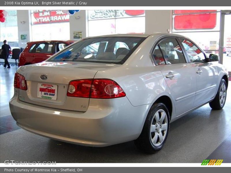 Bright Silver Metallic / Gray 2008 Kia Optima LX
