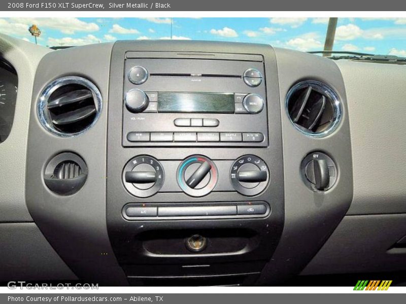Silver Metallic / Black 2008 Ford F150 XLT SuperCrew