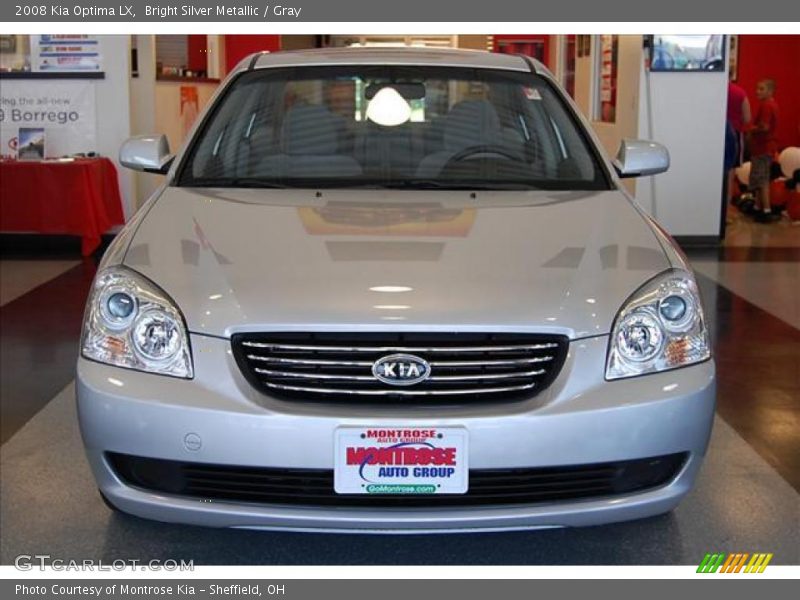 Bright Silver Metallic / Gray 2008 Kia Optima LX