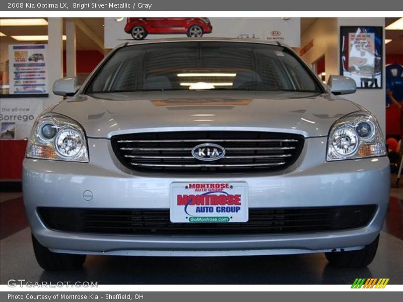 Bright Silver Metallic / Gray 2008 Kia Optima LX