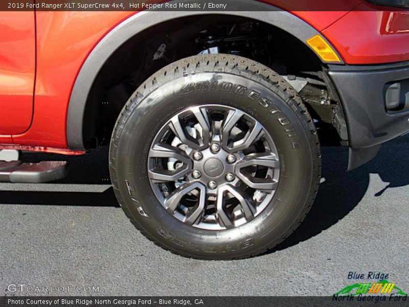 Hot Pepper Red Metallic / Ebony 2019 Ford Ranger XLT SuperCrew 4x4