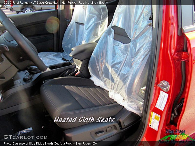 Hot Pepper Red Metallic / Ebony 2019 Ford Ranger XLT SuperCrew 4x4