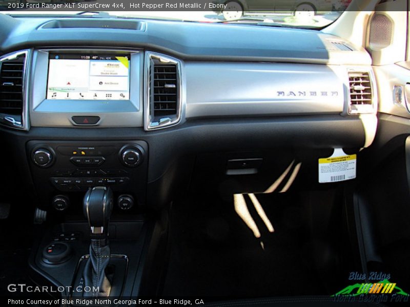 Hot Pepper Red Metallic / Ebony 2019 Ford Ranger XLT SuperCrew 4x4