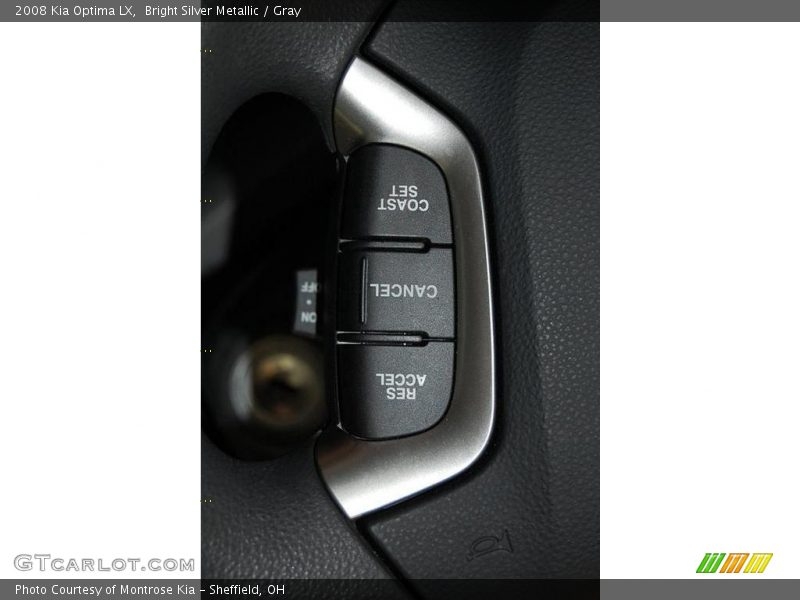 Bright Silver Metallic / Gray 2008 Kia Optima LX