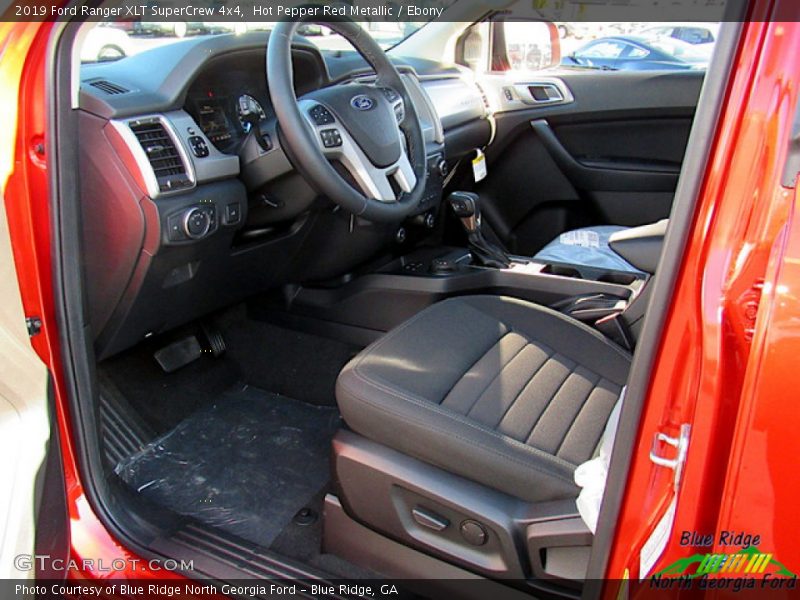 Hot Pepper Red Metallic / Ebony 2019 Ford Ranger XLT SuperCrew 4x4