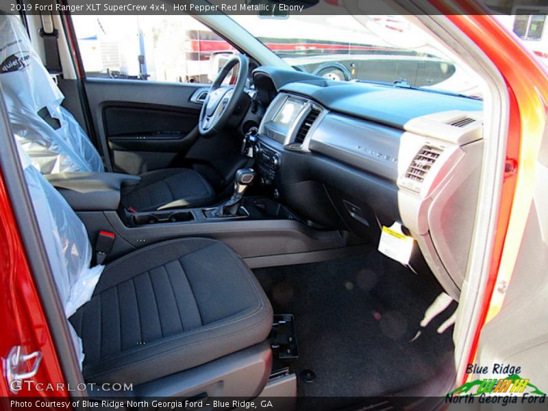 Hot Pepper Red Metallic / Ebony 2019 Ford Ranger XLT SuperCrew 4x4