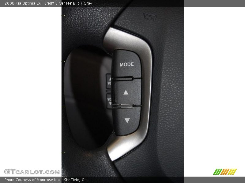 Bright Silver Metallic / Gray 2008 Kia Optima LX