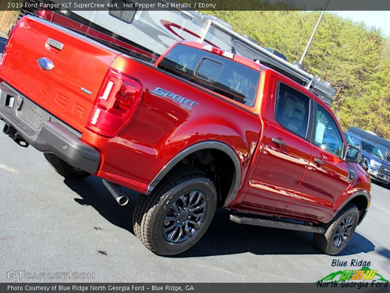 Hot Pepper Red Metallic / Ebony 2019 Ford Ranger XLT SuperCrew 4x4