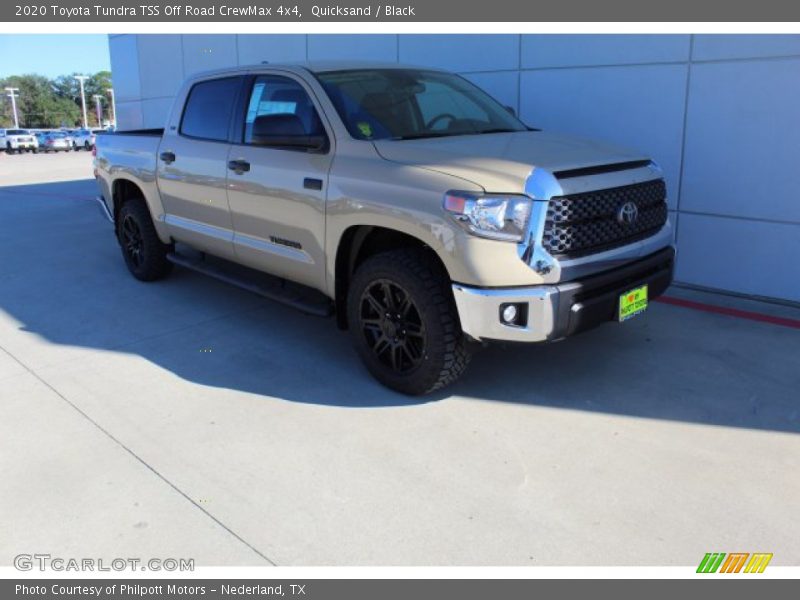 Quicksand / Black 2020 Toyota Tundra TSS Off Road CrewMax 4x4