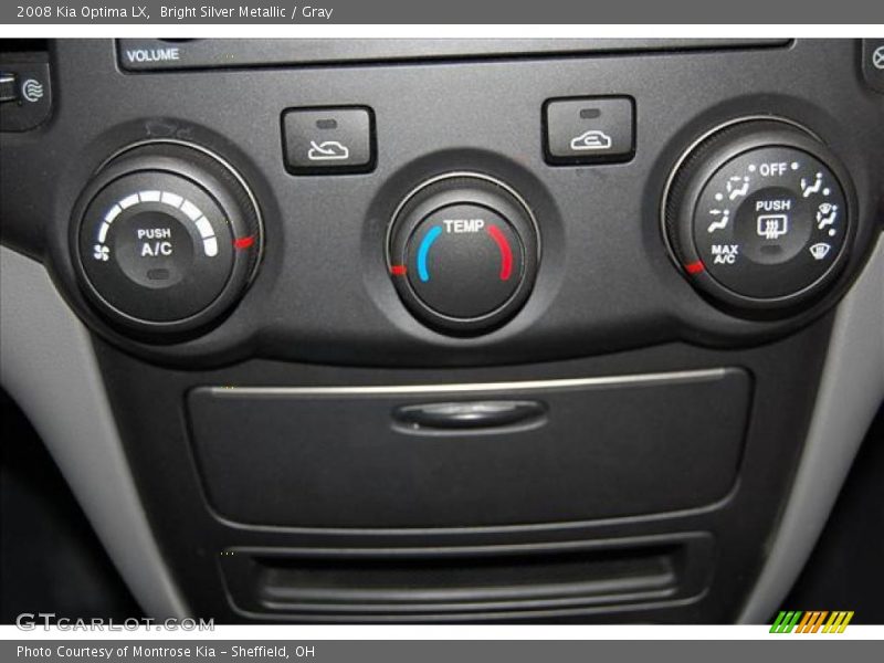 Bright Silver Metallic / Gray 2008 Kia Optima LX