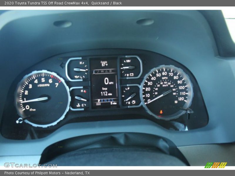 Quicksand / Black 2020 Toyota Tundra TSS Off Road CrewMax 4x4