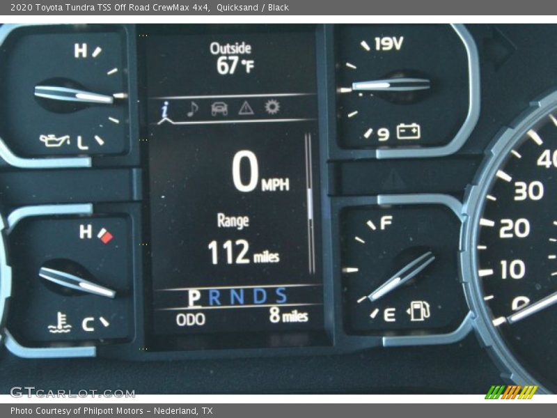 Quicksand / Black 2020 Toyota Tundra TSS Off Road CrewMax 4x4