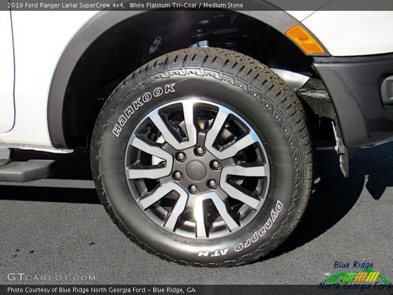 White Platinum Tri-Coat / Medium Stone 2019 Ford Ranger Lariat SuperCrew 4x4