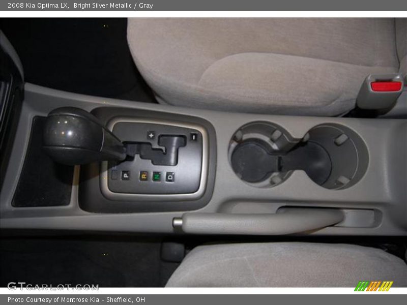 Bright Silver Metallic / Gray 2008 Kia Optima LX