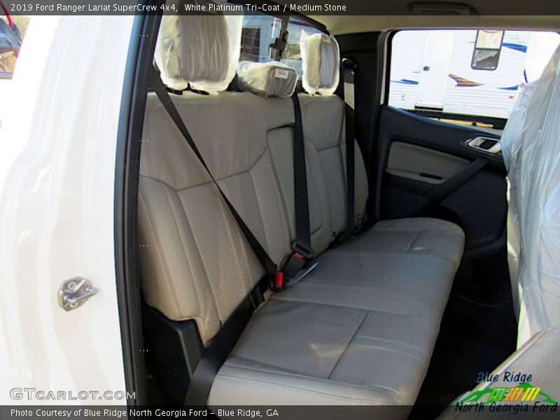 White Platinum Tri-Coat / Medium Stone 2019 Ford Ranger Lariat SuperCrew 4x4