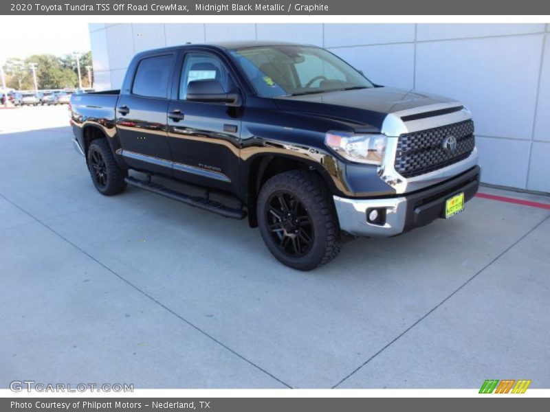 Midnight Black Metallic / Graphite 2020 Toyota Tundra TSS Off Road CrewMax