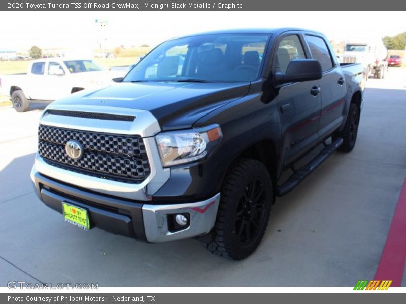 Midnight Black Metallic / Graphite 2020 Toyota Tundra TSS Off Road CrewMax