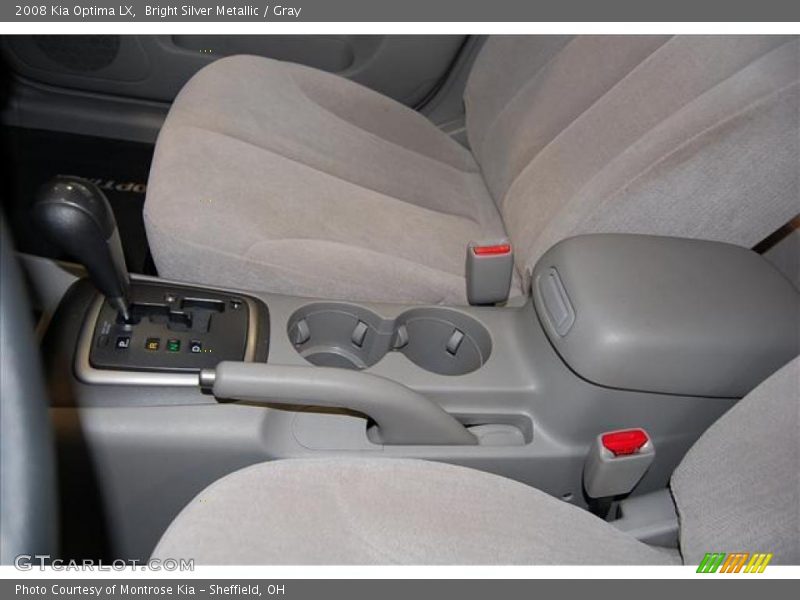 Bright Silver Metallic / Gray 2008 Kia Optima LX