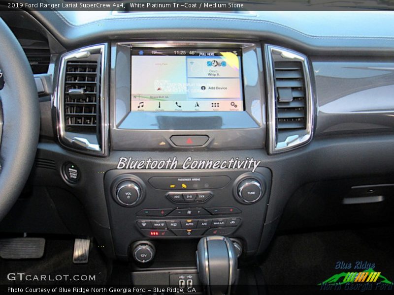 White Platinum Tri-Coat / Medium Stone 2019 Ford Ranger Lariat SuperCrew 4x4