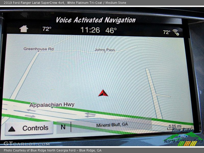 White Platinum Tri-Coat / Medium Stone 2019 Ford Ranger Lariat SuperCrew 4x4