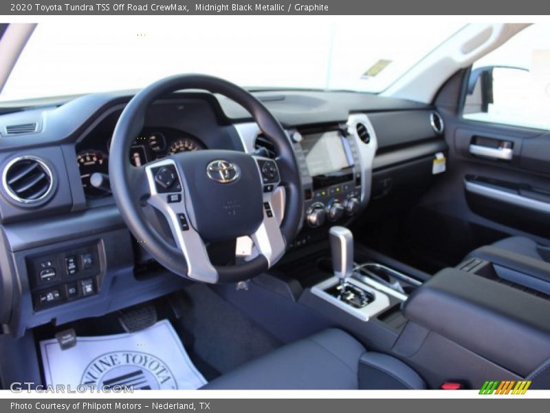 Midnight Black Metallic / Graphite 2020 Toyota Tundra TSS Off Road CrewMax