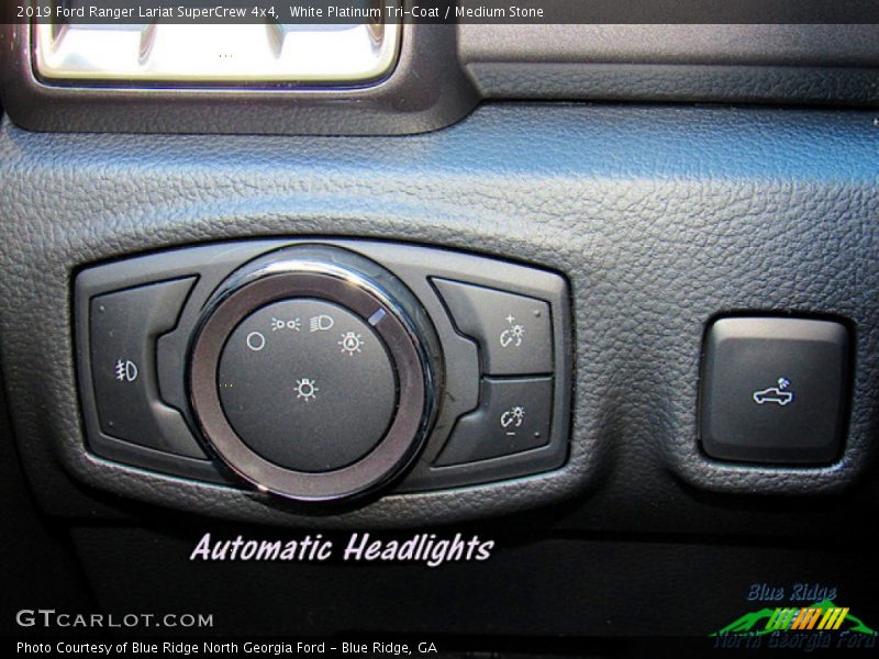 White Platinum Tri-Coat / Medium Stone 2019 Ford Ranger Lariat SuperCrew 4x4