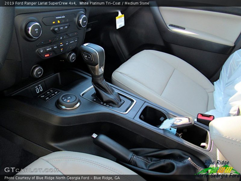 White Platinum Tri-Coat / Medium Stone 2019 Ford Ranger Lariat SuperCrew 4x4