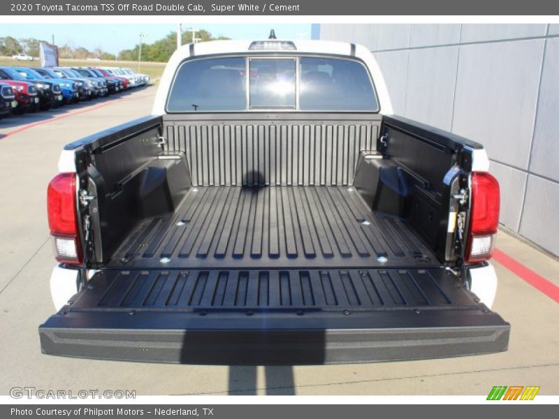 Super White / Cement 2020 Toyota Tacoma TSS Off Road Double Cab