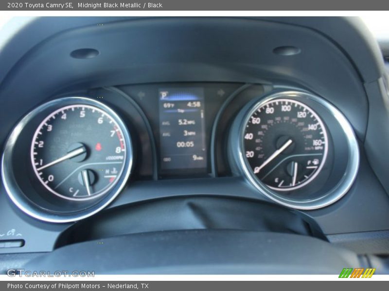 Midnight Black Metallic / Black 2020 Toyota Camry SE