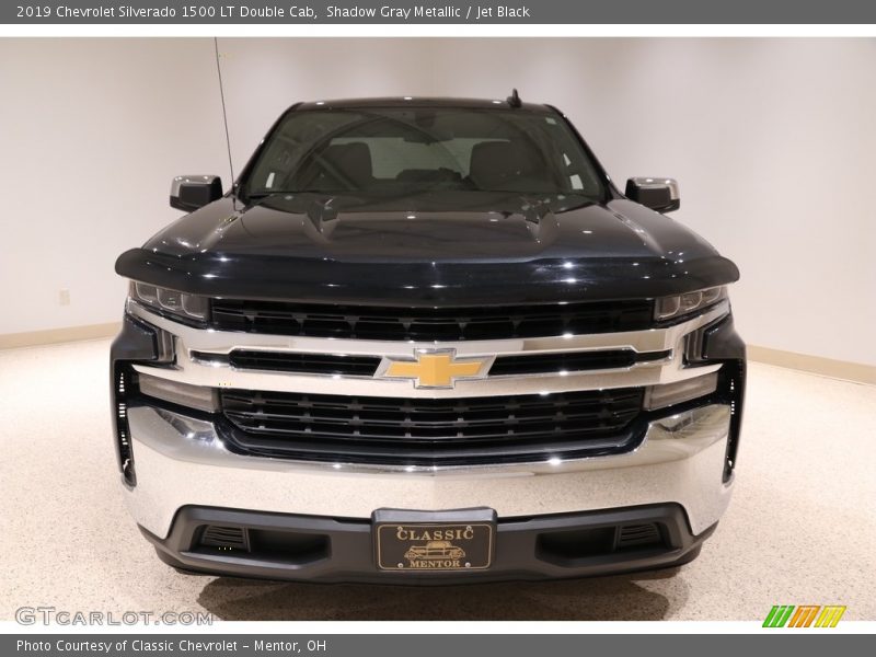 Shadow Gray Metallic / Jet Black 2019 Chevrolet Silverado 1500 LT Double Cab