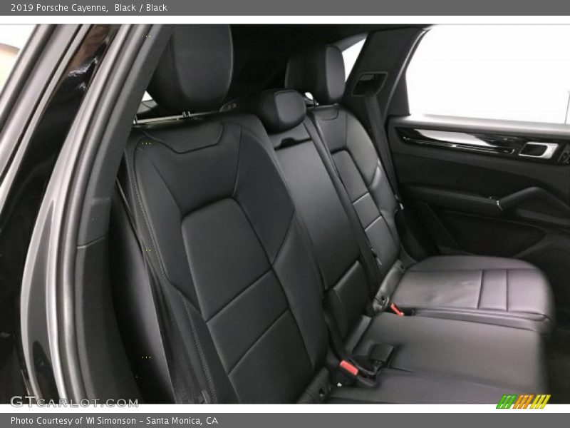 Rear Seat of 2019 Cayenne 