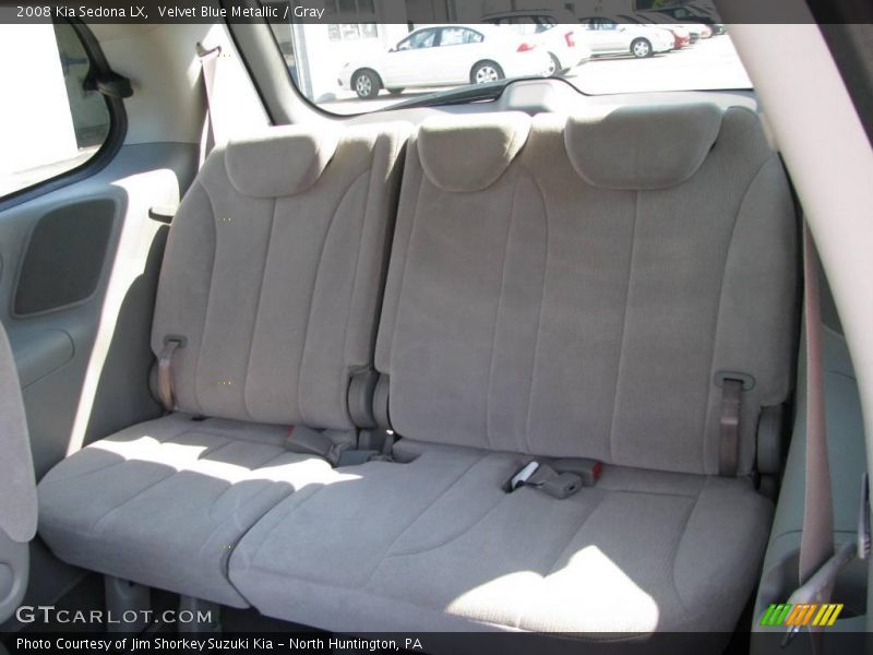 Velvet Blue Metallic / Gray 2008 Kia Sedona LX