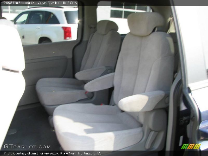 Velvet Blue Metallic / Gray 2008 Kia Sedona LX