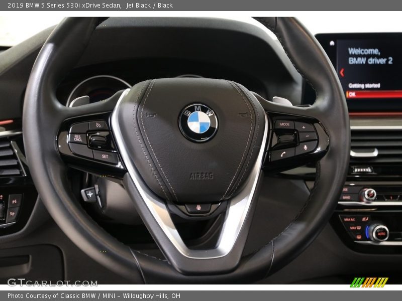 Jet Black / Black 2019 BMW 5 Series 530i xDrive Sedan