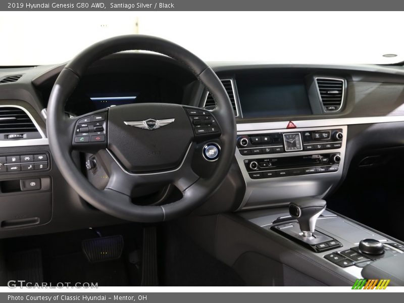 Dashboard of 2019 Genesis G80 AWD