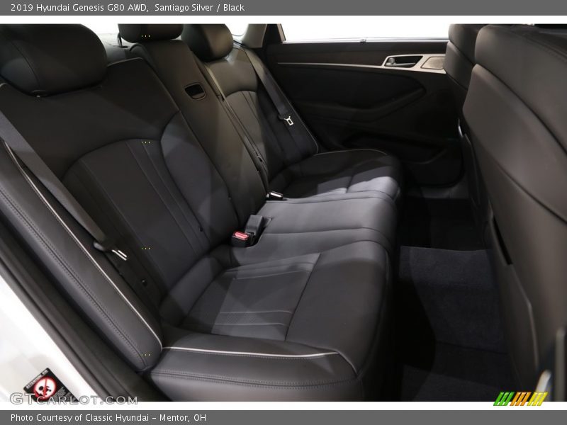 Santiago Silver / Black 2019 Hyundai Genesis G80 AWD