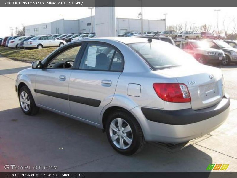 Silver Metallic / Gray 2008 Kia Rio LX Sedan