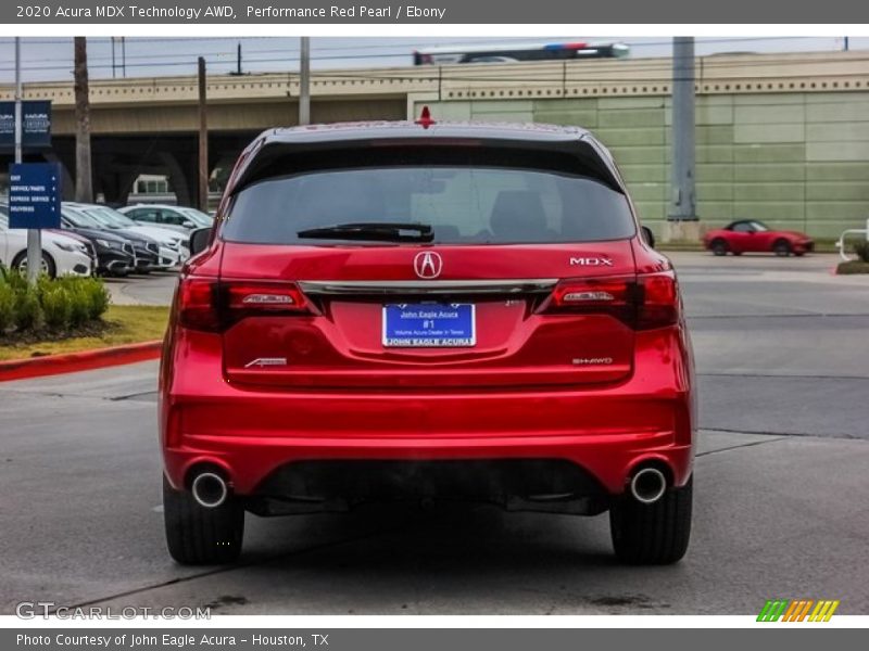 Performance Red Pearl / Ebony 2020 Acura MDX Technology AWD