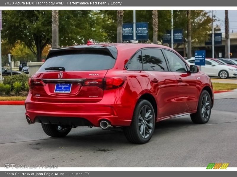 Performance Red Pearl / Ebony 2020 Acura MDX Technology AWD