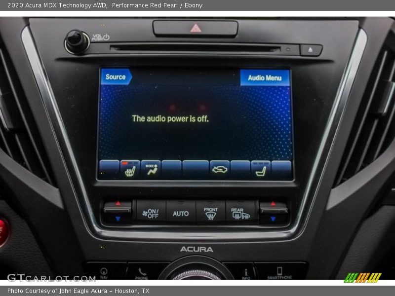 Performance Red Pearl / Ebony 2020 Acura MDX Technology AWD