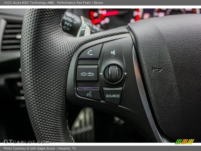 Performance Red Pearl / Ebony 2020 Acura MDX Technology AWD