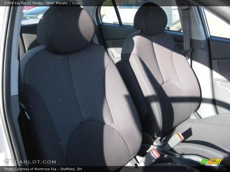Silver Metallic / Gray 2008 Kia Rio LX Sedan