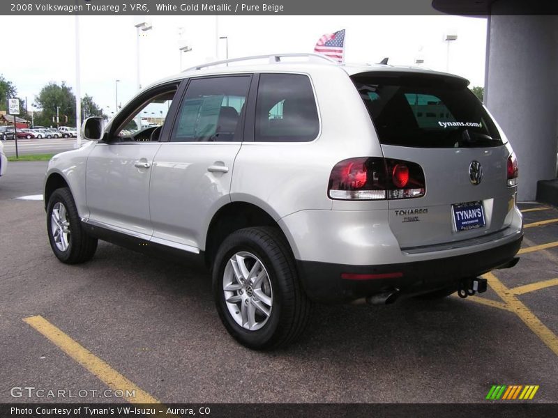 White Gold Metallic / Pure Beige 2008 Volkswagen Touareg 2 VR6