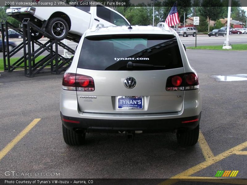 White Gold Metallic / Pure Beige 2008 Volkswagen Touareg 2 VR6