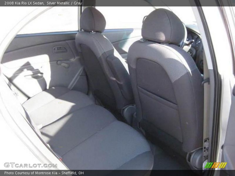 Silver Metallic / Gray 2008 Kia Rio LX Sedan