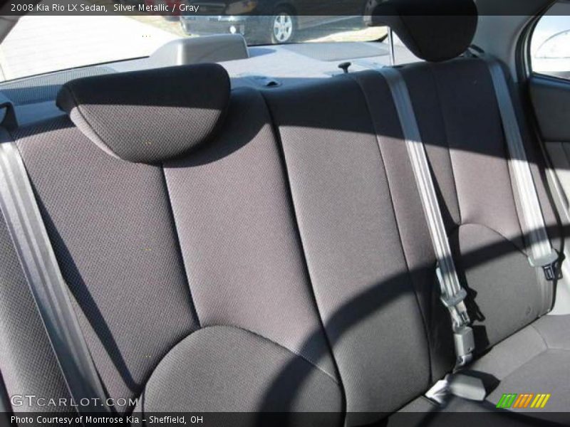 Silver Metallic / Gray 2008 Kia Rio LX Sedan