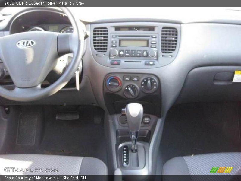 Silver Metallic / Gray 2008 Kia Rio LX Sedan