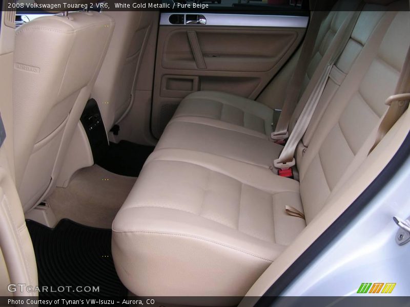 White Gold Metallic / Pure Beige 2008 Volkswagen Touareg 2 VR6