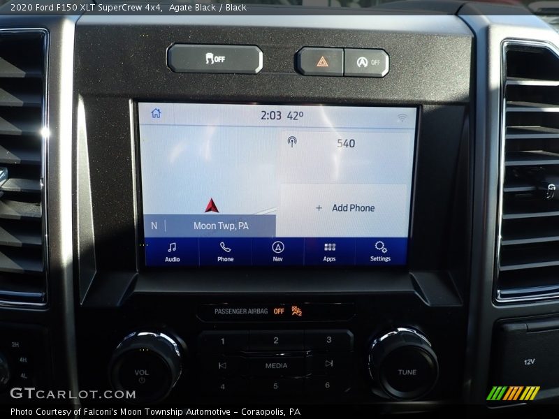 Agate Black / Black 2020 Ford F150 XLT SuperCrew 4x4